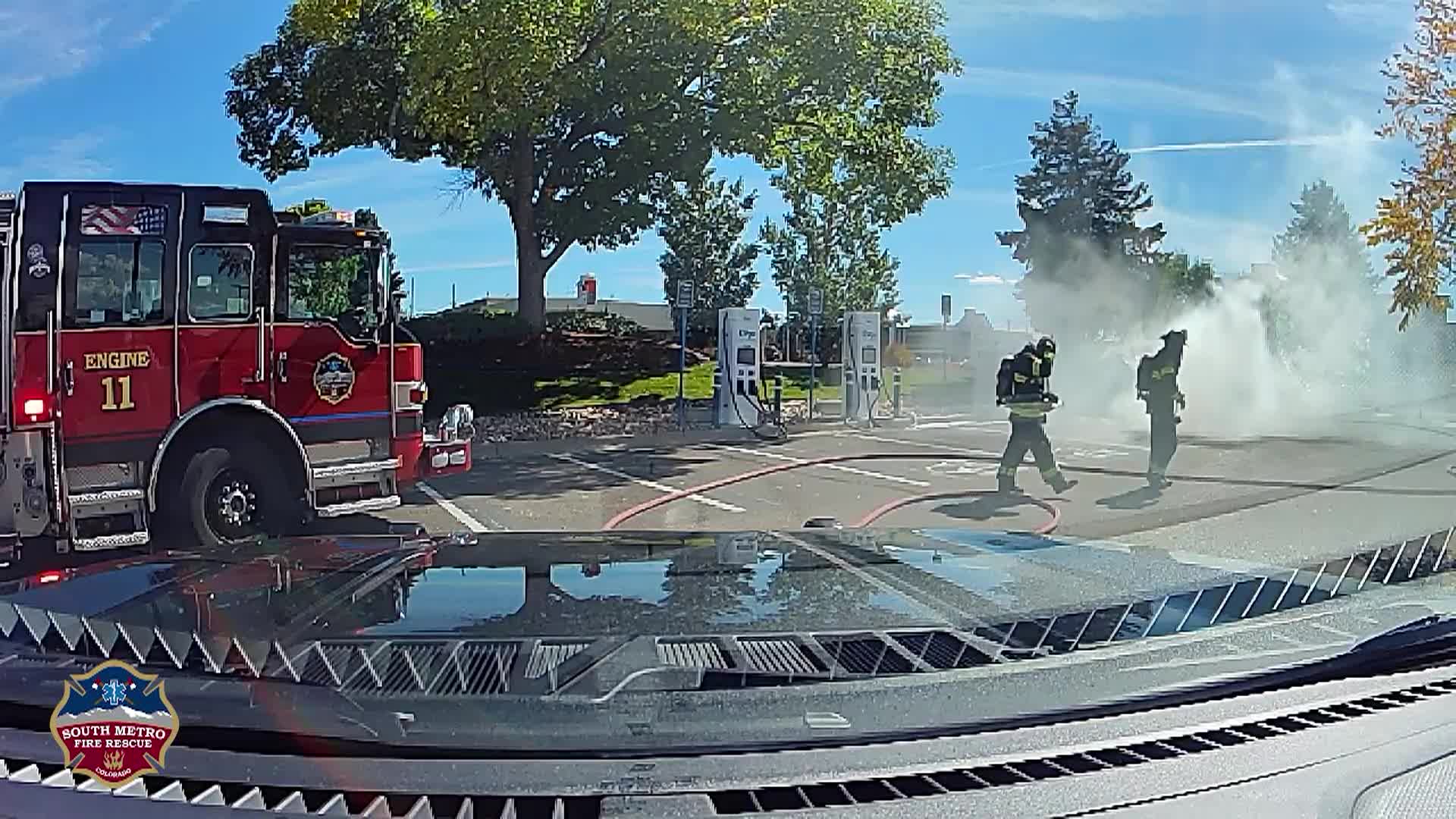 South Metro Fire Vlog: EV Fire