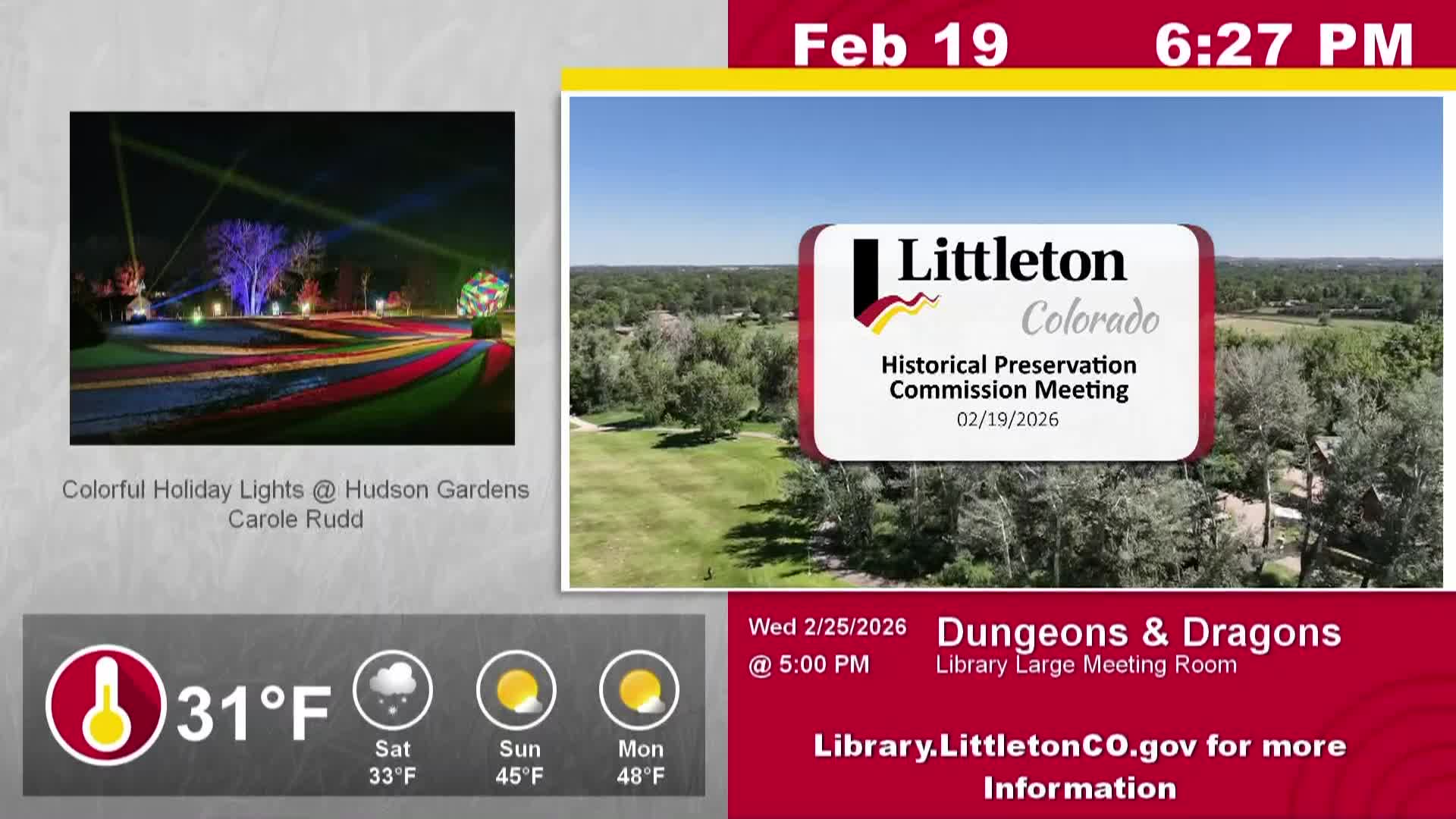 Historical Preservation Commission Meeting LIVE