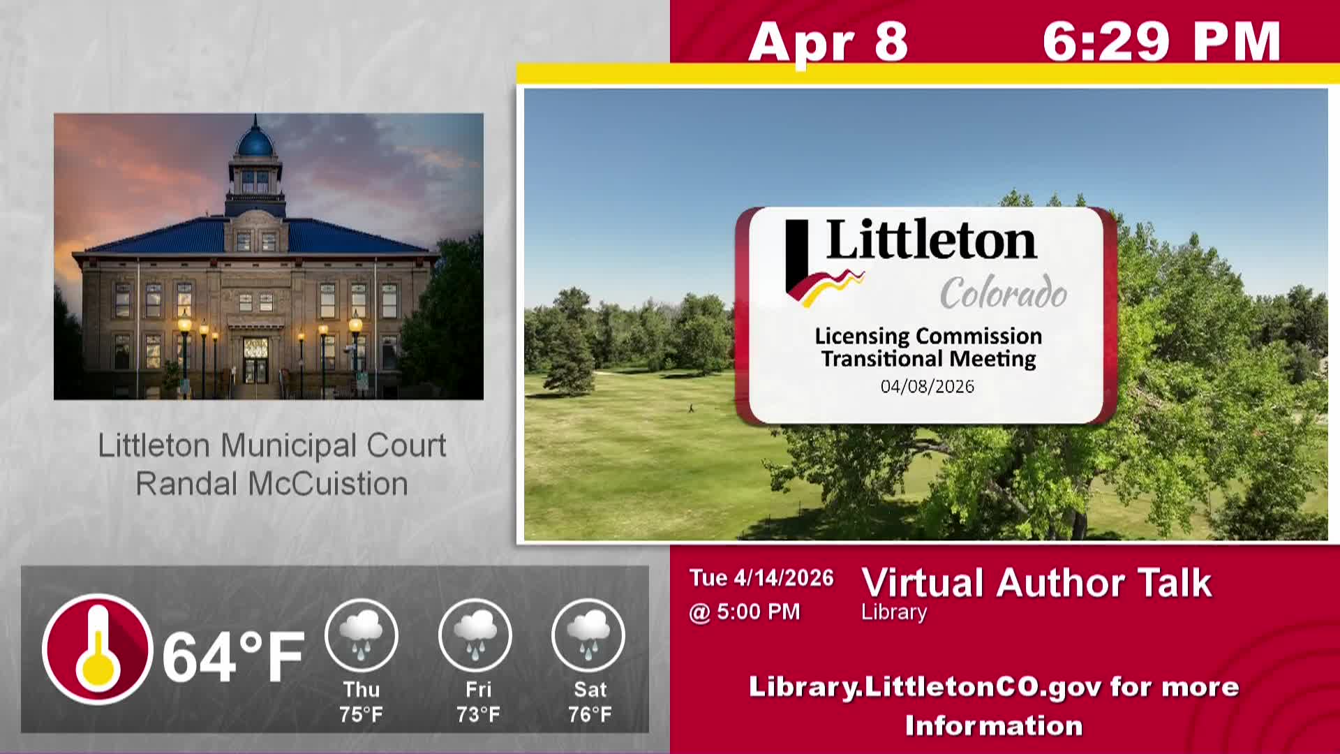 Thumbnail image for Licensing Commission Meeting LIVE